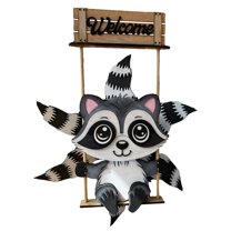 Wooden Animal Wind Spinner, Outdoor Hanging Windmill for Garden & Patio – Charming Kinetic Yard Art Decor with Animal Designs for Lawn and Courtyard