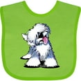 thumbnail image 3 of Inktastic Old English Sheepdog Boys or Girls Baby Bib, 3 of 4