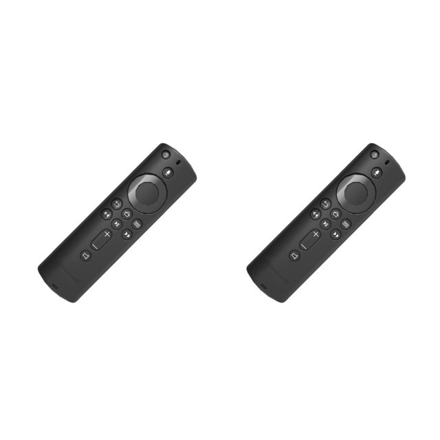 Methold Cubierta de la caja de protección del control remoto Piezas de repuesto del controlador lavable Shell Hogar 4K 2nd Gen negro negro 2Conjunto