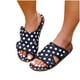 thumbnail image 4 of Sandalias de talla grande para mujer, sandalias de playa con punta abierta y punta ondulada de una línea Wmkox8yii  ytu10170, 4 of 4