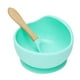thumbnail image 1 of Tazón de succión de silicona de grado alimentici bebés y de bambú conjunto de alimentación para BPA sin vavajils microondas Verde Hugo cuchara cuenco de silicona, 1 of 6