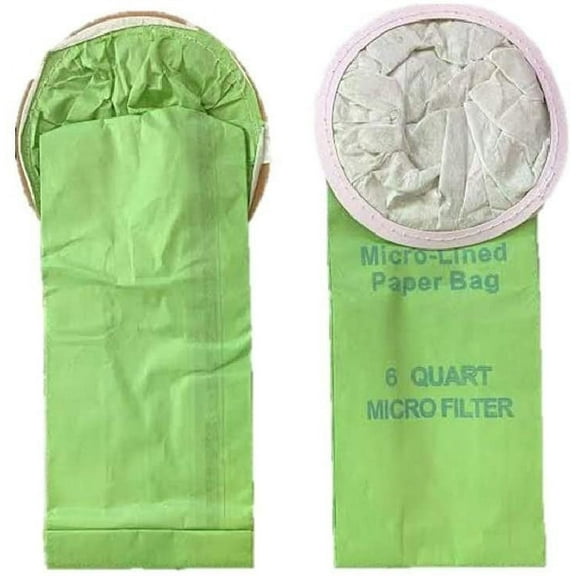10 Pack Replacement Bags for Proteam 6 QT Quart Backpack. Fits: Super QuarterVac, Quatervac, Tailvac. Replaces Part #100431