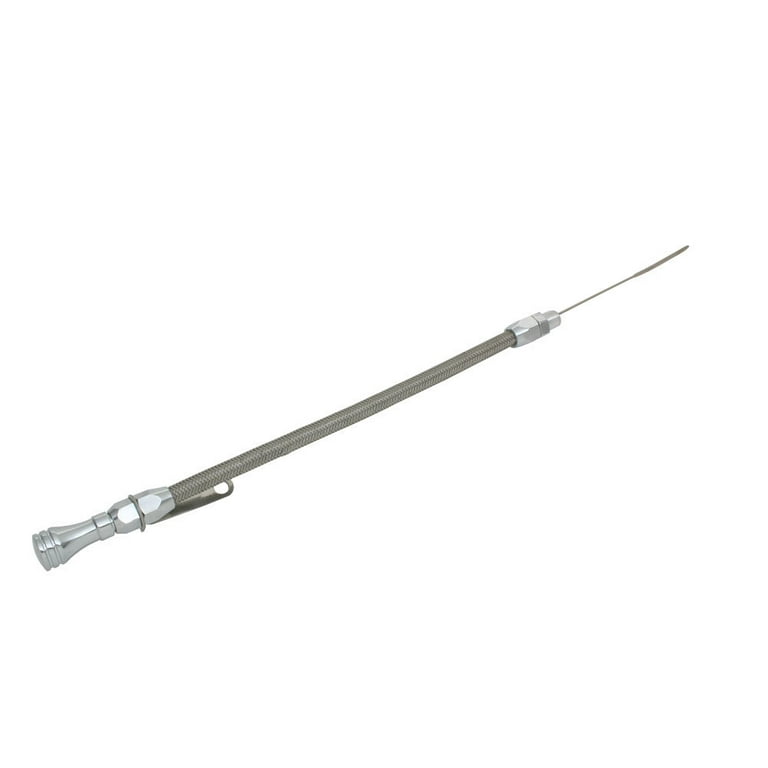 Moroso Oil Pan Dipstick Kit - Braided S/S Tube Moroso Oil Pan Dipstick Kit - Braided S/S Tube