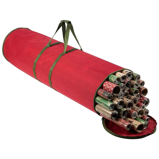 Bolsa de almacenamiento de papel de regalo, , delgada, fácil de transportar con asas, contenedor de cremallera doble, organizador, organizador Soledad Bolsas de papel para envolver
