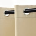 thumbnail image 2 of Blackout Curtain Panels, Set of 4, 42" x 96", Ivory, 2 of 9