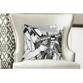 thumbnail image 4 of Ambesonne Retro Throw Pillow Cover 2 Pack, Jazz Band in New York, 24", Black White, 4 of 6