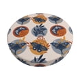 thumbnail image 2 of Round Bar Stool Seat Covers, Vintage Botanical Butterfly Art Elastic Round Chair Cover Stool Seat Slipcover Bar Stool Cushions Round Pad for 12-14 inch, 2 of 7