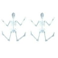 thumbnail image 1 of 32cm Luminous Skull Skeleton Body Scary Halloween Toy Haunted House Tricky Prop, 1 of 2