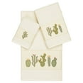 thumbnail image 2 of Linum Home Textiles Mila 3 Piece Embellished Turkish Cotton Towel Set, 2 of 2