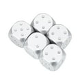 thumbnail image 1 of D&D Dice, Aluminium Alloy Table Game 5pcs Anti-rust And Durable Table Game Dice, For Poker  Table Games Adult, 1 of 8