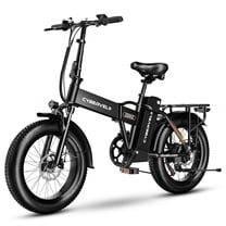 1000W Folding Electric Bike, 48V 960WH Large Removable Battery E-Bike, 30 MPH, 80 Miles Max Range, 20" Fat Tire Electric Bike for Adults, Adult Electric Bicycles for Commute