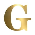 thumbnail image 1 of PVC Removable 26 Letters Self-Adhesive Stickers For DIY Art And Craft (gold) G, 1 of 1
