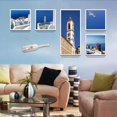 thumbnail image 3 of Mediterranean Style Oar Wall Decor, Wooden Decor Oar with Starfish Shell Decoration, Functional Hooks for Beach Theme Home Decoration, 3 of 5