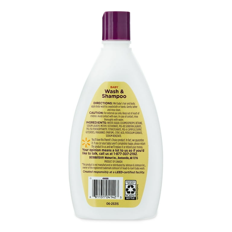 Parent s Choice Baby Wash Shampoo 13.6 oz Walmart