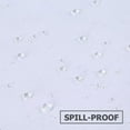 thumbnail image 4 of Haperlare Rectangle Tablecloth 52" x 70" Waterproof Stain Resistant Small Checkered Table Cloth Cover Protector for Dining Tabletop, White, 4 of 5