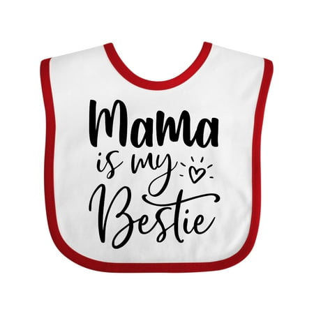 

Inktastic Mama is My Bestie Gift Baby Boy or Baby Girl Bib