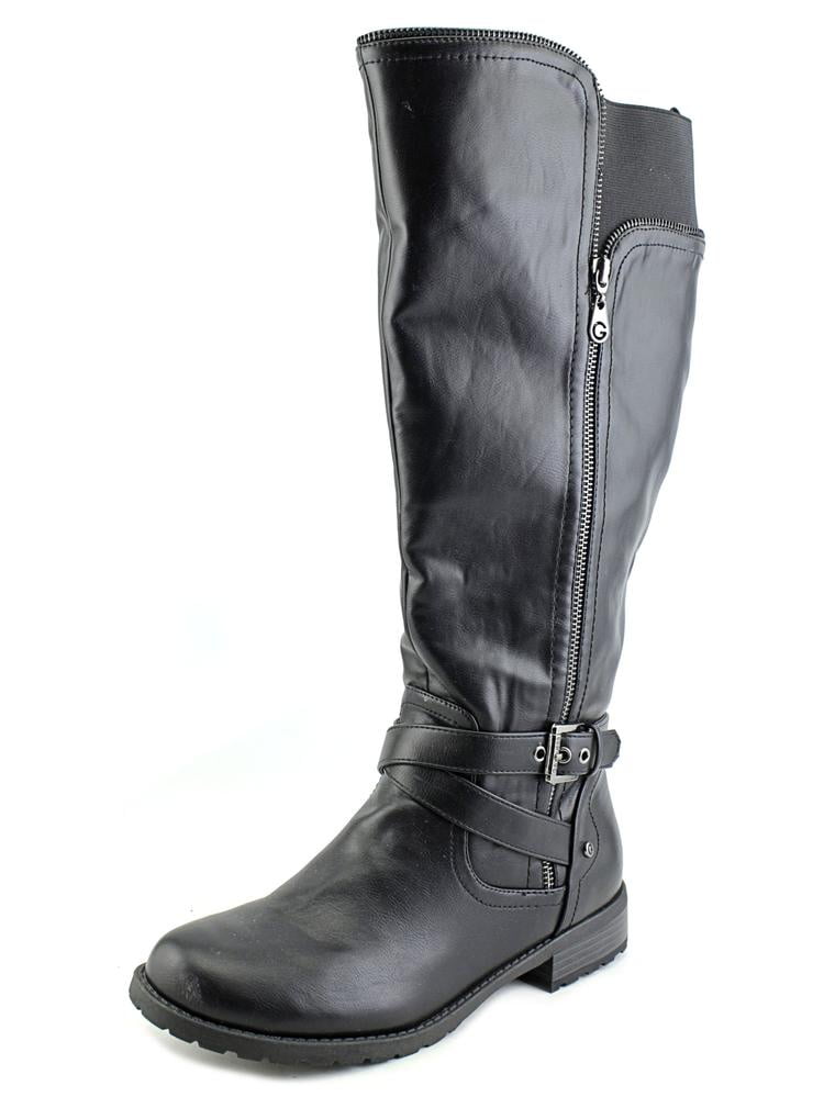 G by Guess Women's Halsey Wide Calf Knee-High Riding Boots - Walmart.com