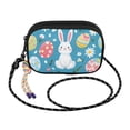 thumbnail image 2 of FORMRS Mini Crossbody Bag for Women Adjustable Rope Shoulder Casual Phone Purse, Blue Easter Bunny, 2 of 7
