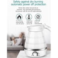 thumbnail image 5 of Electric Kettle Travel With 0.6L Dual Voltage Collapsible-110-220v, 5 of 5