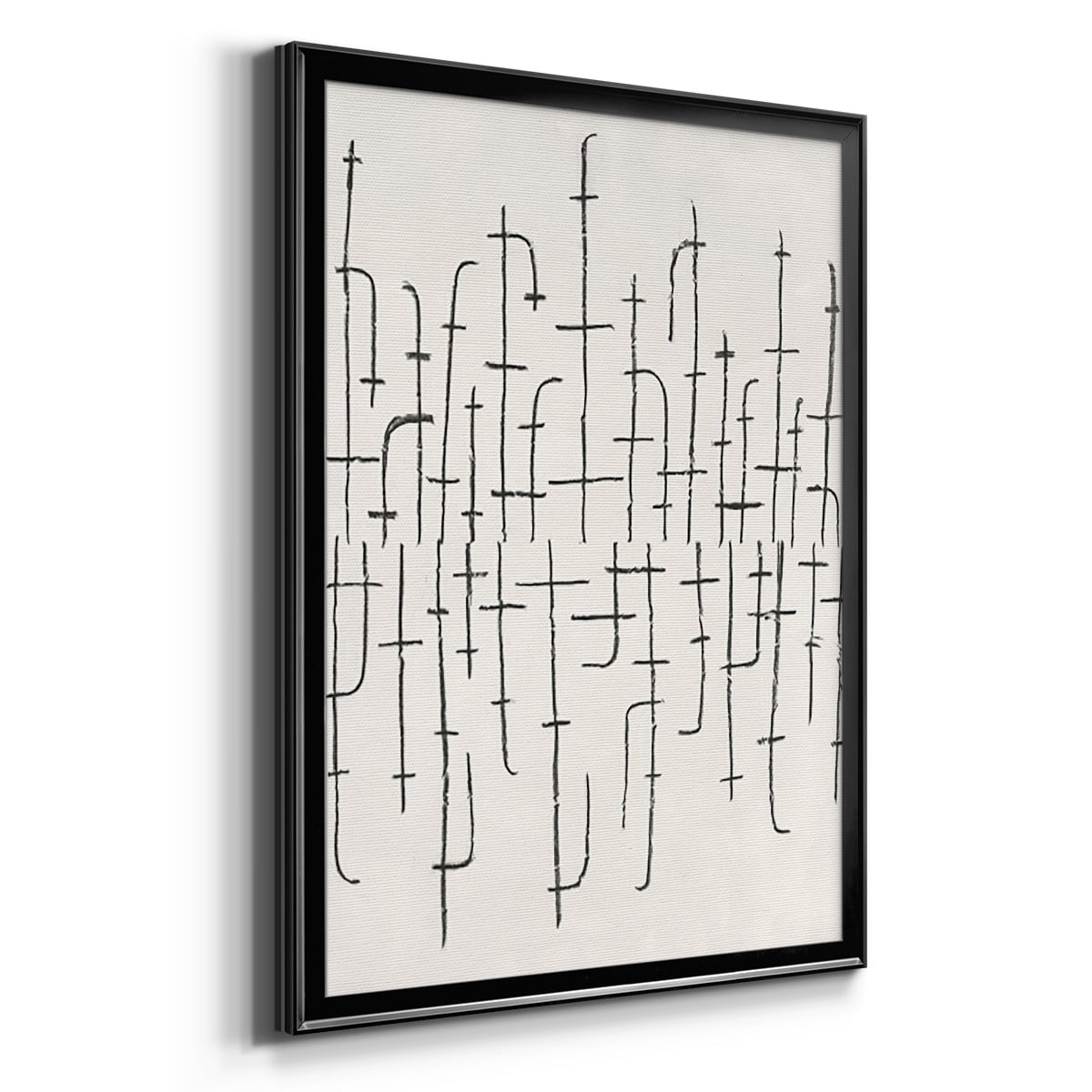 Vertical Arrangement II Premium Framed Print, in Gold, Black, or Silver - Ready to Hang