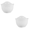 thumbnail image 1 of Dsseng 2 Pieces Window Wall Planter Plastic Hanging Flower Pot Wet-proof, 1 of 8