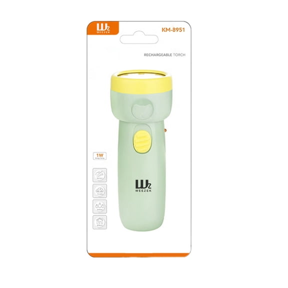 WZ WEEZEK Flashlights, High Lumens 5 Modes Zoomable Waterproof Handheld Flashlights