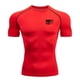 thumbnail image 1 of Ceisia Men's Tactical Flag Compression T-shirt Slim Fit Short Sleeve Round Neck High Elastic Fitness Running Tee Tops Red M Gifts, 1 of 8