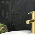 thumbnail image 2 of FASÄDE Chain Decorative Vinyl Backsplash Panel in Brushed Onyx (6X6 Inch Sample), 2 of 5