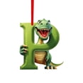 thumbnail image 1 of Colgante de dinosaurio con la letra D, decoración navideña, colgante de dinosaurio con la letra D, estilo adorable, decoración festiva para el hogar, regalo único, marco de metal.,Wsvlmg, 1 of 9