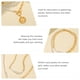thumbnail image 4 of Collar de cadena de perlas de la cadena de perlas de doble capa 1pc collar collar pendiente (color surtido), 4 of 6