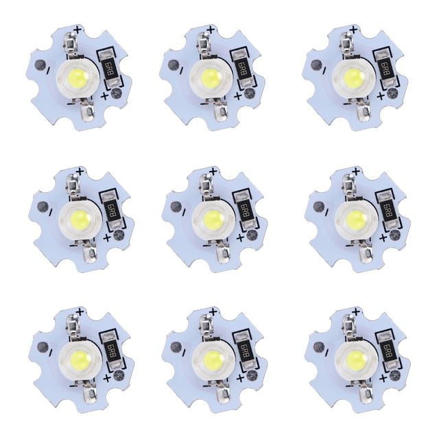 LHCER 25Pcs 5V LED Chips 200LM 1W High Power LED Lamp Beads For DIY Lighting Fixtures