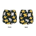 thumbnail image 4 of Disketp Lilies Flowers Print Women's Shorts Workout Shorts for Athletic Gym Running Shorts with Phone Pockets Medium, 4 of 8