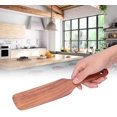 thumbnail image 4 of Espátula de madera para freír, pala para bistec, vajilla, utensilio de cocina (M), 4 of 5