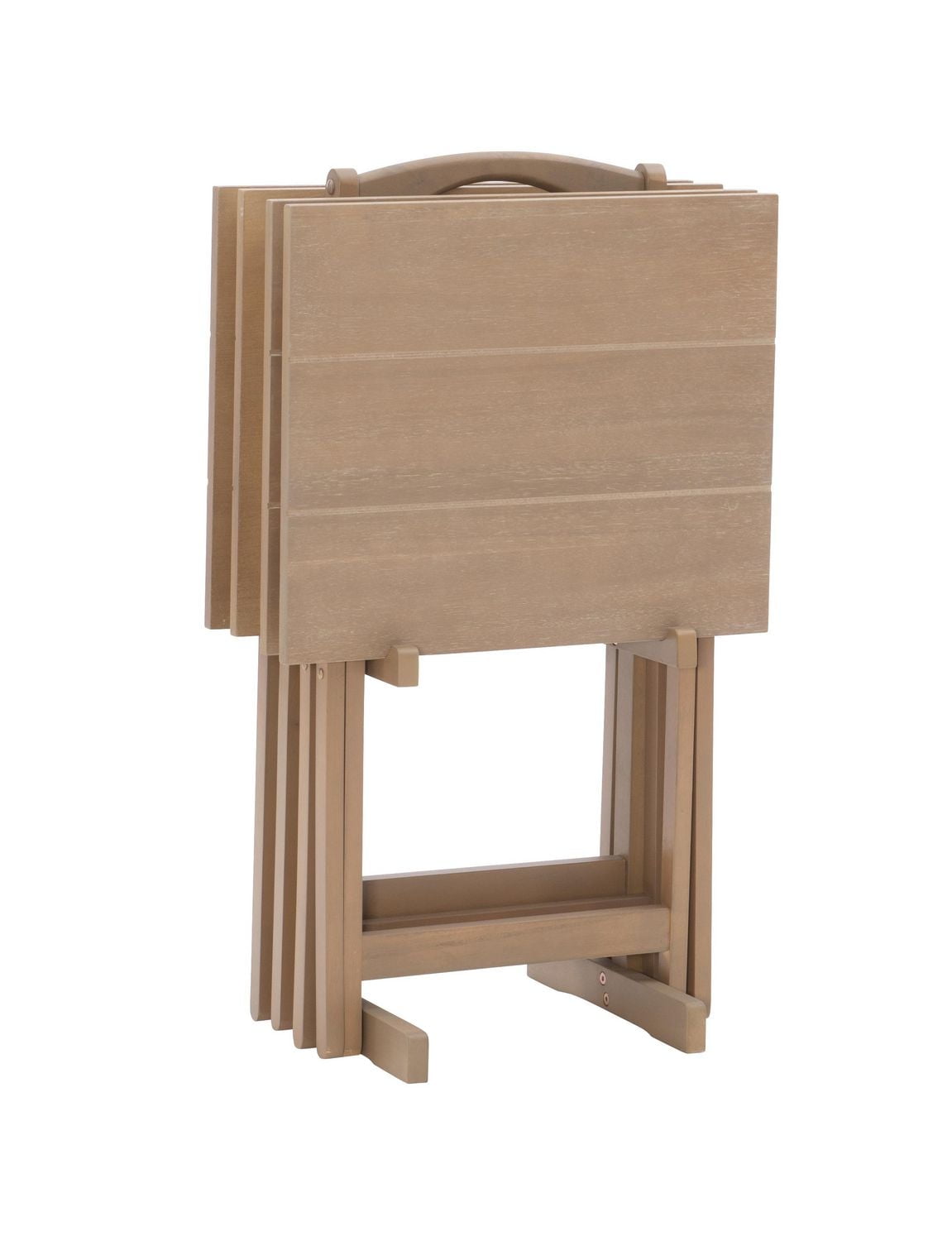 Ensemble de table à plateau en acacia gris Smyth