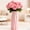 9.5 Inch Tall Pink Ceramic Vase for Home Decor, variant on Farcauo Ceramic White Vase Flower Vase for Home Decor Modern Style 9.5 inch Tall Vase for Table Shelf Home Decor Vase for Fireplace Bedroom Kitchen Living Room Wedding Office Desk Birthday Gifts