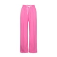 thumbnail image 2 of Clothes 50% Clear!Idoravan Sweatpants for Women Plus Size Women's Casual Loose Sports Sweatpants Straight-Leg Trousers Drawstring Pants, 2 of 9