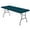 Dark Cyan, variant on 1 Pc 4/6/8ft Spandex Tablecloth Elastic Fitted Stretch Rectangular Tablecloth Washable and Wrinkle Resistant Patio Table Cover