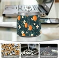 thumbnail image 6 of Yayeee Ashtray with Lid for Cigarette Smokeless Stainless Steel Home Ash Holder, Green Floral Oranges, 6 of 7