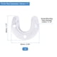 thumbnail image 2 of Soporte de Varilla de Closet Uxcell Soporte de Armario Sockets de Varilla en U Flange Blanco 0.98" 2 piezas, 2 of 5