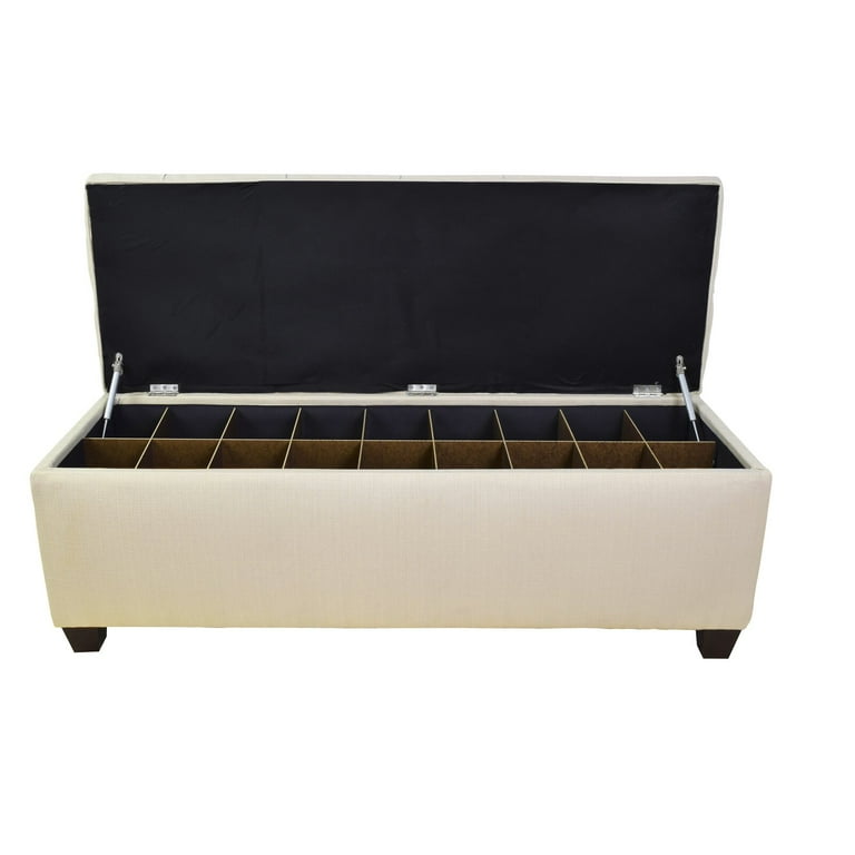 Aliana 32 pair shoe storage bench sale