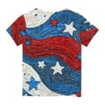 thumbnail image 5 of Fengactive Kids Girls Boys 4th of July Independence Day Short Sleeve T Shirt Size 3T-14T Cute Print Casual Top, 5 of 6
