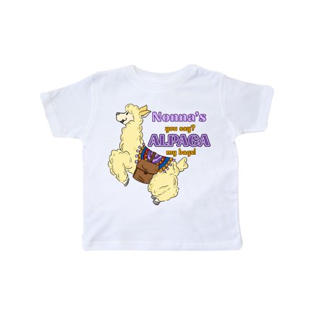 

Inktastic Nonna s You Say ALPACA My Bags with Cute Jumping Alpaca Gift Toddler Boy or Toddler Girl T-Shirt