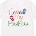 thumbnail image 4 of Inktastic Pawpaw Grandkids Handprints Boys or Girls Long Sleeve Toddler T-Shirt, 4 of 5