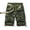 green, variant on Summer outdoor European and American style multi pocket shorts, men's loose casual 5 point camouflage work shorts (Khaki,38)