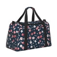 thumbnail image 2 of Fotbe Cherry Blossoms Bolsa de Viaje con Estampado, Bolsa de Fin de Semana para Mujer con Compartimento para Zapatos, Bolsa de Gimnasio con Bolsillo Húmedo, 2 of 7