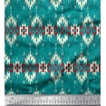 thumbnail image 1 of Soimoi Cotton Cambric Fabric Aztec Geometric Print Sewing Fabric Yard 42 Inch Wide, 1 of 3