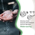 thumbnail image 2 of Adaptador de salida de ahorro de agua para grifo de fregadero de 360 ​​grados FleinngHoz JD711620794, 2 of 7