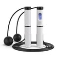 thumbnail image 1 of Contar la cuerda de saltar Mango ponderado negro Conteo inteligente Cuerda de saltar para fitness, 1 of 10