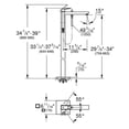 thumbnail image 3 of Grohe 23 672 1 Eurocube Floor Mounted Tub Filler - Chrome, 3 of 3