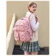 thumbnail image 2 of AO ALI VICTORY School Backpack for Teens Girls Women 15.6 Inch Laptop College Backpacks Corduroy Work Bag Kids Elementary Middle High Campus Bookbag Students Pack Travel Daypack Womens, 2 of 6